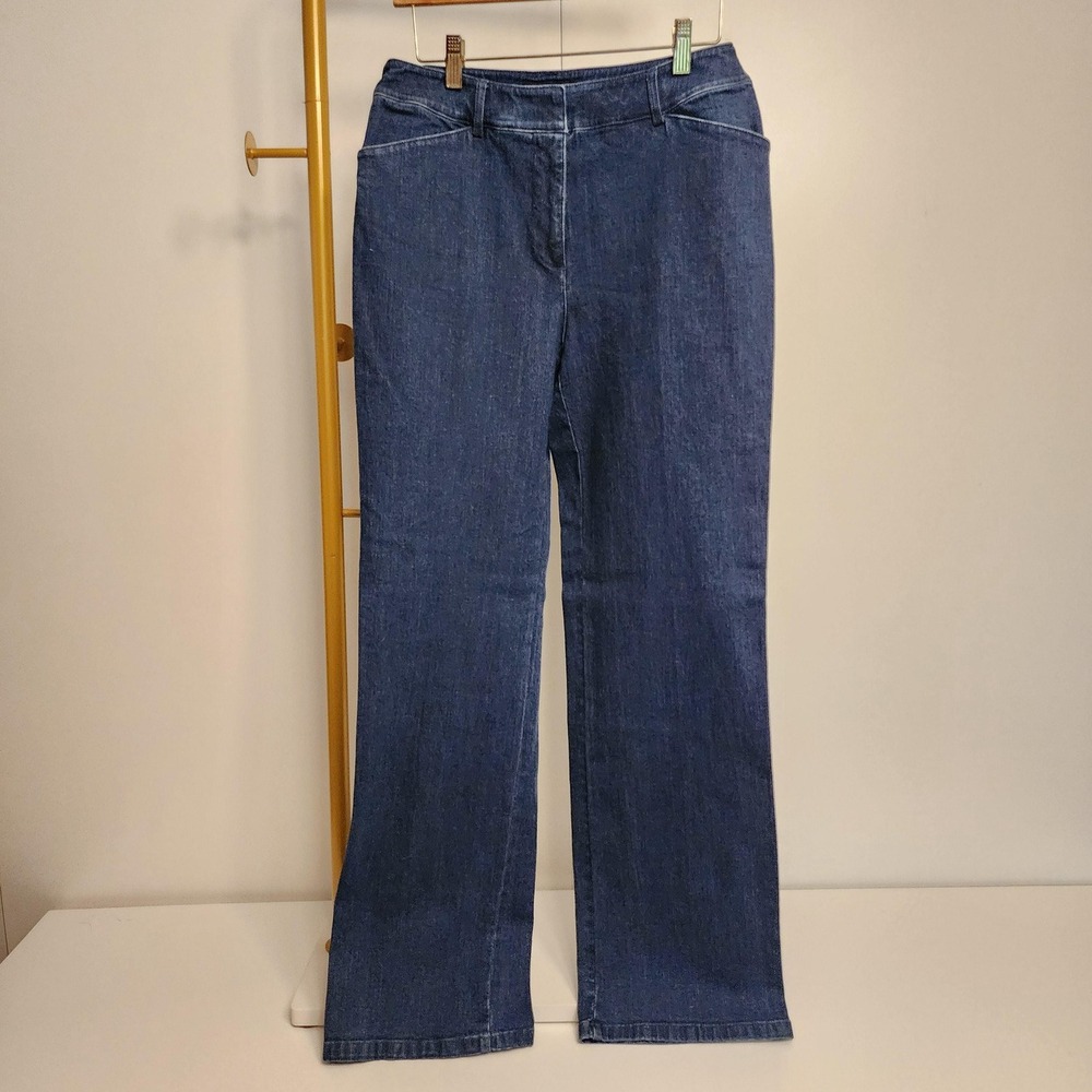 Westbound Essentials Womens 6R Dark Wash Blue Denim Bootcut Jeans Regular Fit